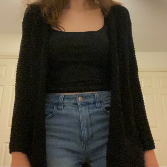 H&M Basic Ribbed Cardigan Sweater - Picture 3 of 4